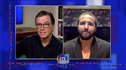 Stephen Colbert from home, with Wesley Lowery, Judd Apatow